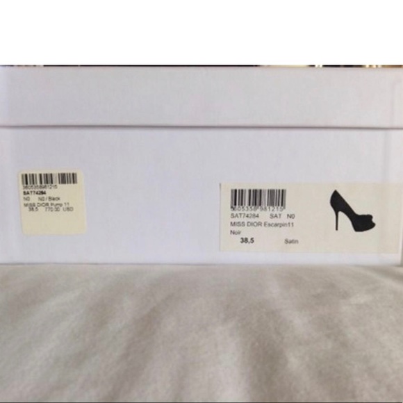 Dior black “Miss Pumps” size US 8.5 regular - Picture 7 of 7